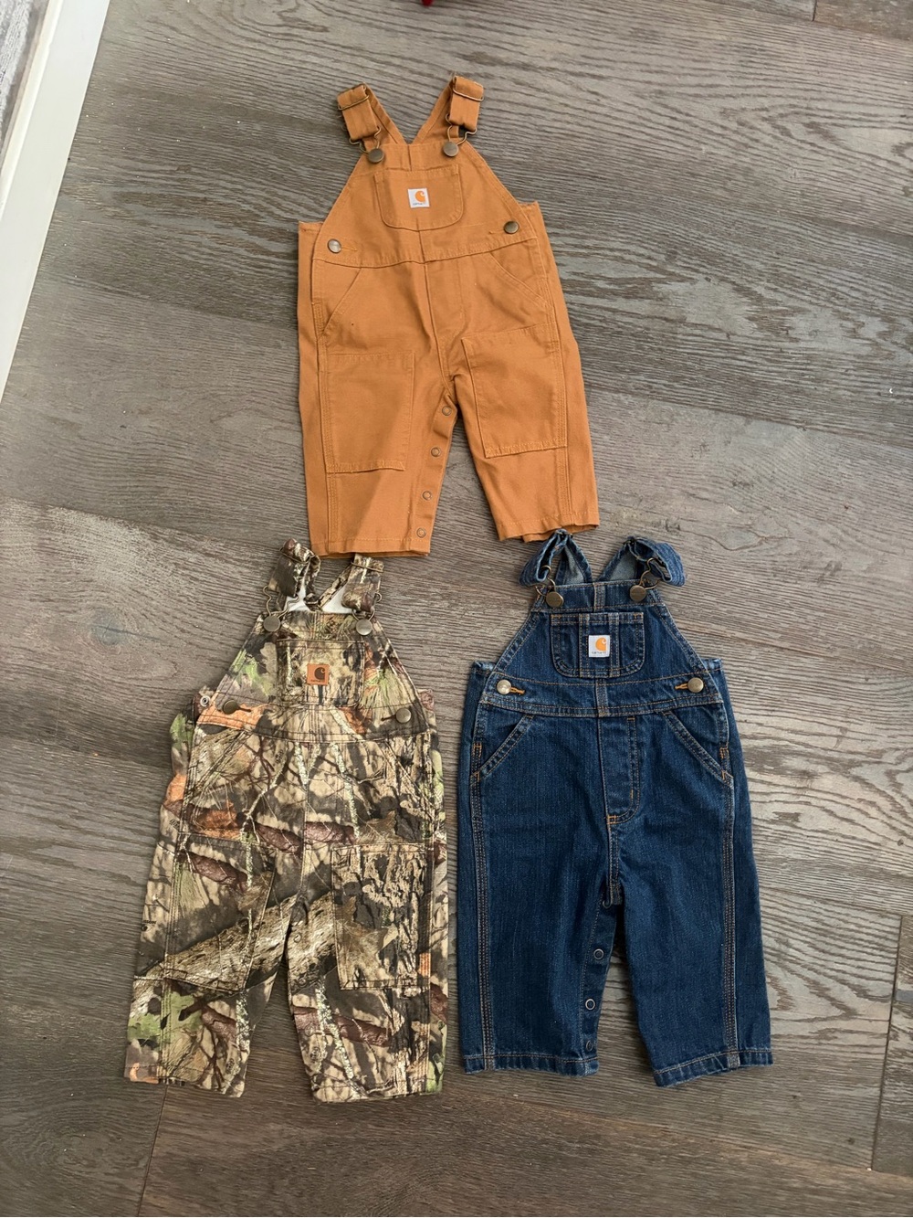 Carhartt baby overall bundle